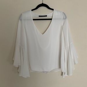 Zara Flowy/Drapey Blouse - Sz L